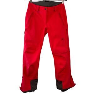 Mammut Softech Fall Line HS Thermo Hot Pink Ski Pant Mesh Lined Ankle Zip 34/ 4